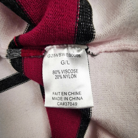 Striped V-Neck Sweater - Picture 13 of 15